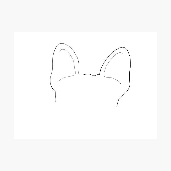 Dog Ears Outline Images  Browse 4002 Stock Photos Vectors and Video   Adobe Stock