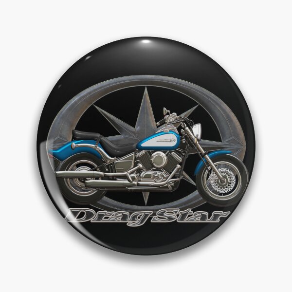 Item preview, Drag Star XVS 650 blue silver star designed and sold by KlaraBubble.