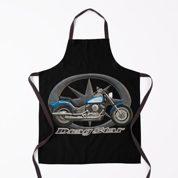 Item preview, Drag Star XVS 650 blue silver star designed and sold by KlaraBubble.