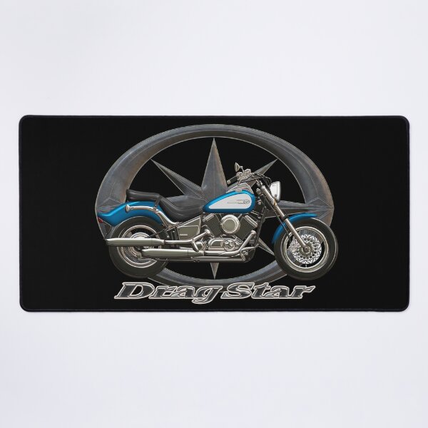 Item preview, Drag Star XVS 650 blue silver star designed and sold by KlaraBubble.