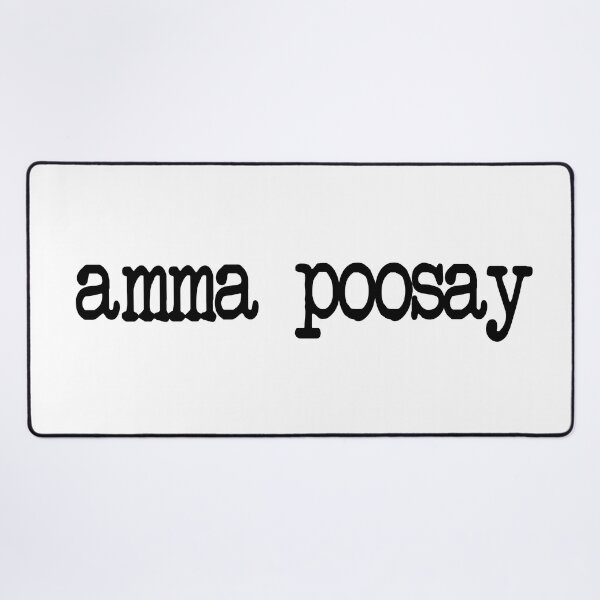 Item preview, "amma poosay" Typewriter Design designed and sold by mindischaos.