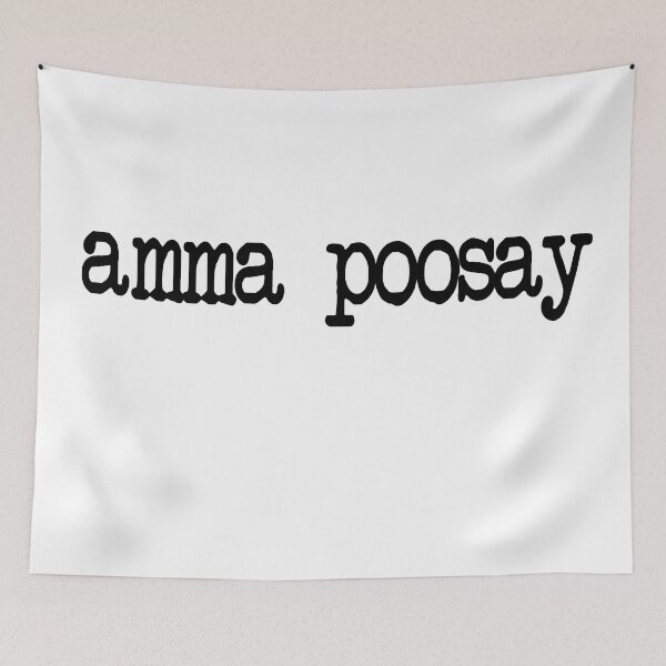 Item preview, "amma poosay" Typewriter Design designed and sold by mindischaos.
