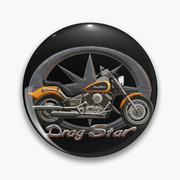 Item preview, Drag Star XVS 650 orange star designed and sold by KlaraBubble.