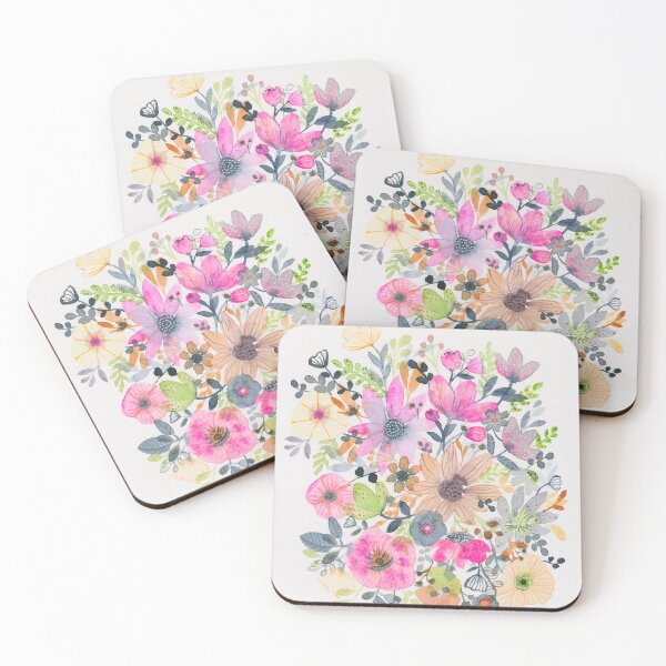 Item preview, Watercolour florals designed and sold by pigmentandgrain.