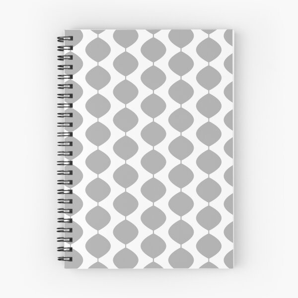 Item preview, Mid Century Modern Retro 60s Waves Pattern  (40% Grey) designed and sold by Makanahele.