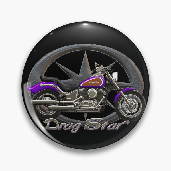 Item preview, Drag Star XVS 650 purple star designed and sold by KlaraBubble.