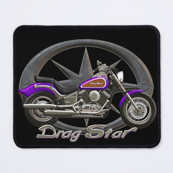 Item preview, Drag Star XVS 650 purple star designed and sold by KlaraBubble.