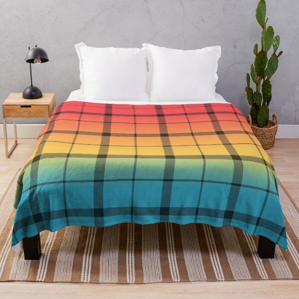 Item preview, Cool Rainbow Ombre with Black Plaid designed and sold by Greenbaby.