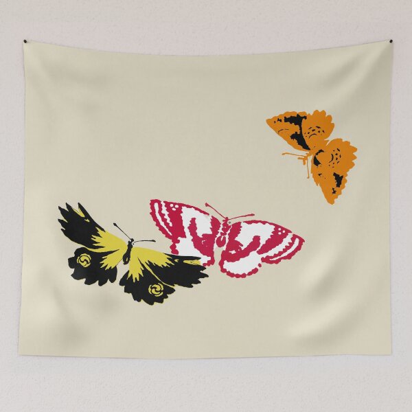 Item preview, Remix Vintage Painting of Watercolor Japanese Butterfly By Kamisaka Sekka designed and sold by Tamas Das.
