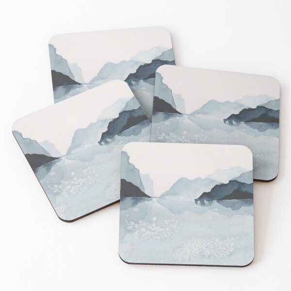 Item preview, Watercolour landscape designed and sold by pigmentandgrain.