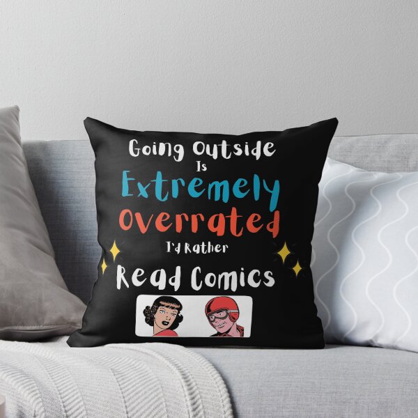 Item preview, Going Outside Is Extremely Overrated Id Rather Read Comics designed and sold by 503designs.