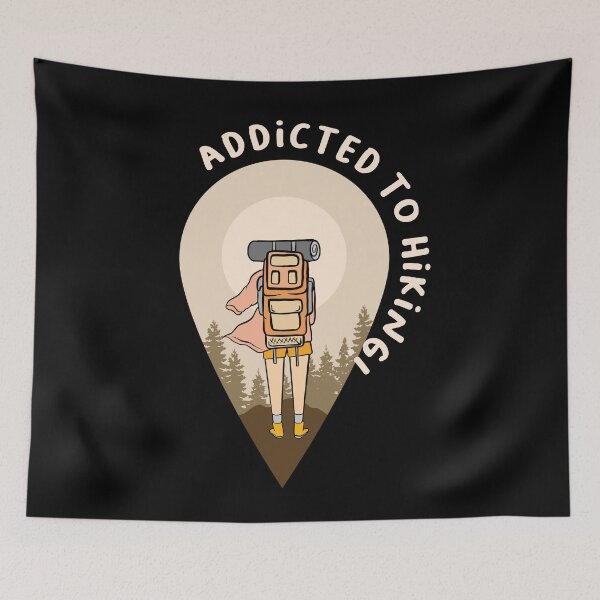 Item preview, Addicting To Hiking | Adventure | Nature & Outdoors  designed and sold by Ravenvine.