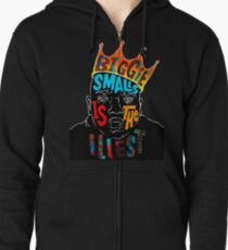 BIGGIE SMALLS Zipped Hoodie