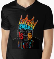 BIGGIE SMALLS Men's V-Neck T-Shirt