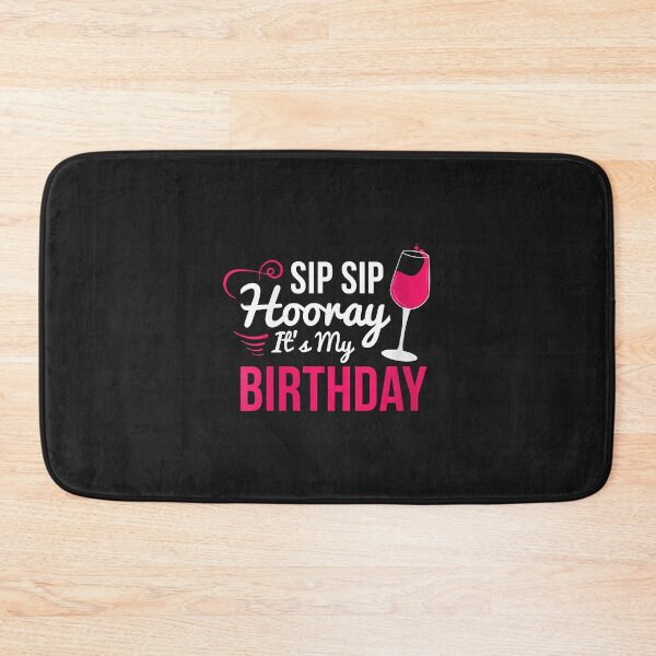 Item preview, Womens Sip Sip Hooray It's My Birthday - Wine Drinker Funny Wine V-Neck designed and sold by luciaaljudith.
