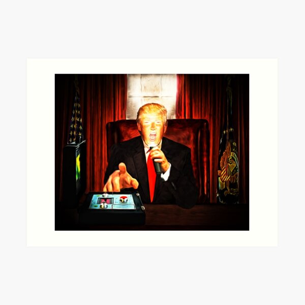 President Trump? Now that's Scary! 2 Art Print