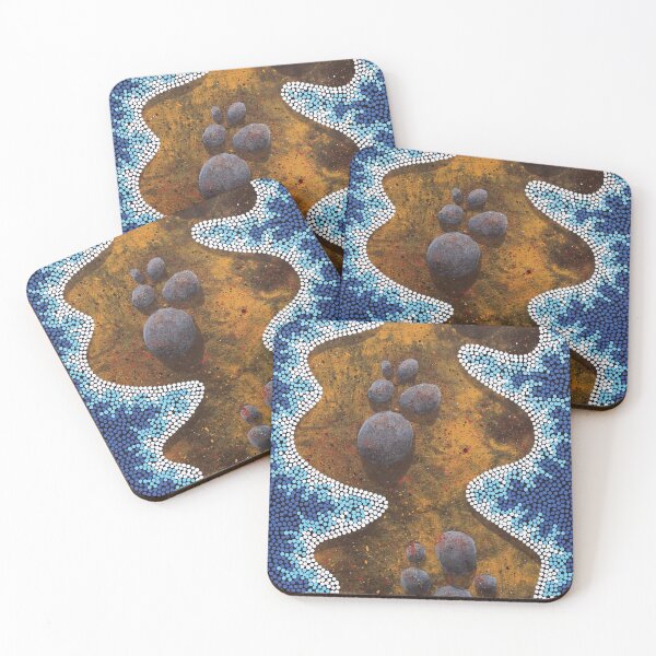 Item preview, Authentic Aboriginal Art - Flooding the Land designed and sold by HogarthArts.