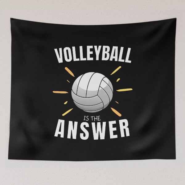 Item preview, volleyball fan - volleyball is the answer designed and sold by RomualdGR.