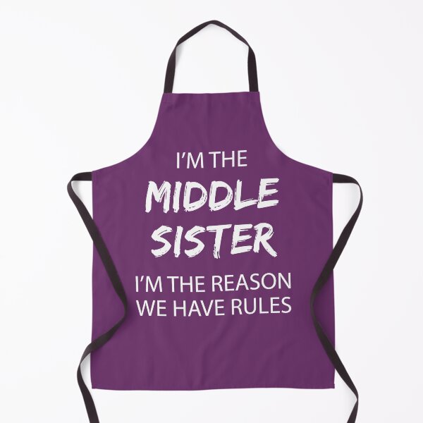 Item preview, Middle Sister Rules Middle Child Funny Sibling designed and sold by mejeoshop.