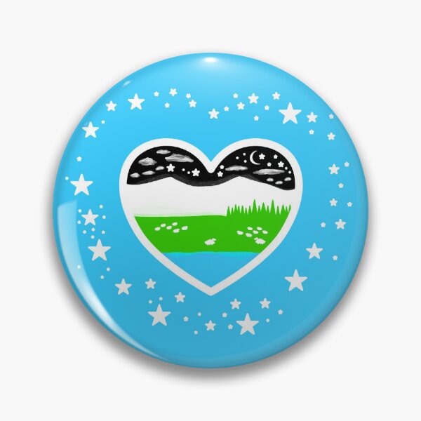 Item preview, Quoiromantic Landscape Heart designed and sold by PHNDZMND.