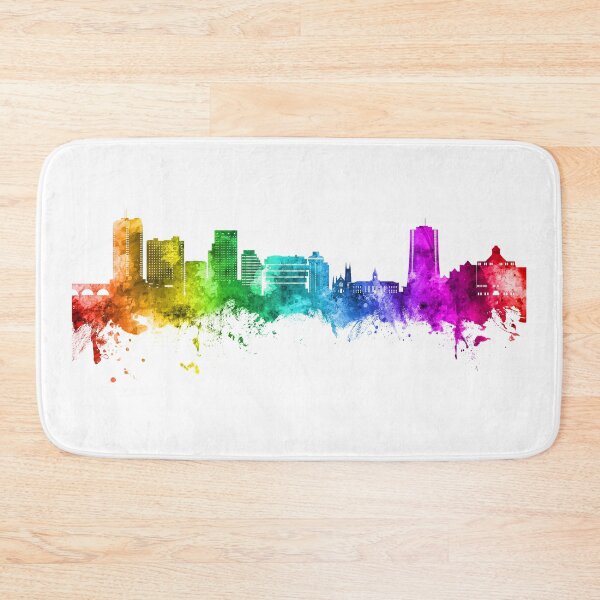 Item preview, Stamford Connecticut Skyline designed and sold by ArtPrints.