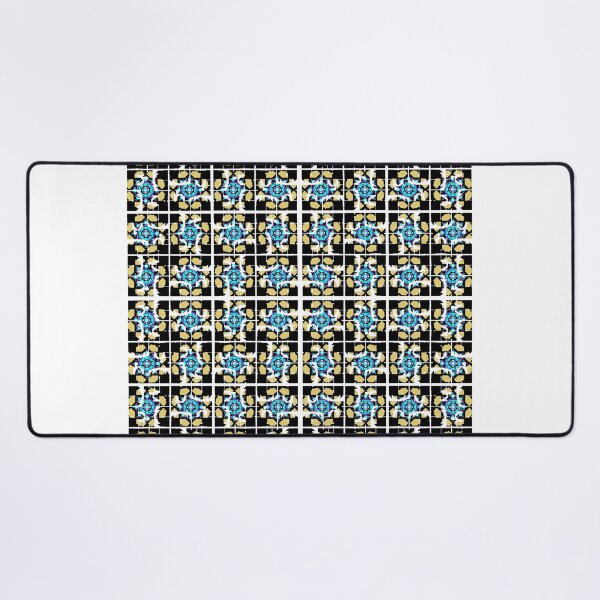 Item preview, The Deep Blue Floral Mandala in Fabric Seamless Pattern  designed and sold by MyMemoriesArts.