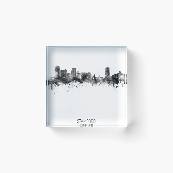 Item preview, Stamford Connecticut Skyline designed and sold by ArtPrints.