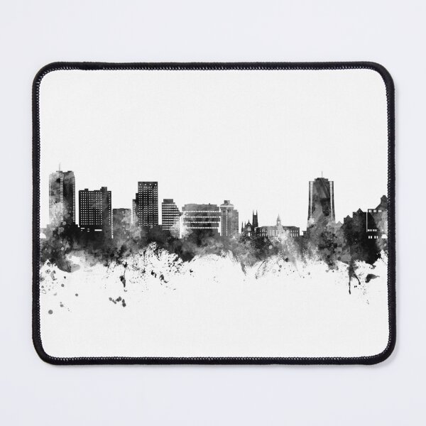 Item preview, Stamford Connecticut Skyline designed and sold by ArtPrints.