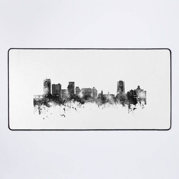 Item preview, Stamford Connecticut Skyline designed and sold by ArtPrints.