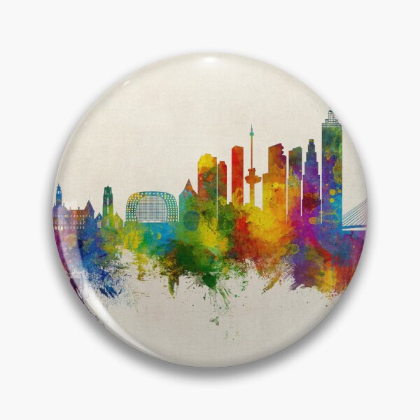 Artikelvorschau, Rotterdam The Netherlands Skyline entworfen und verkauft von ArtPrints.