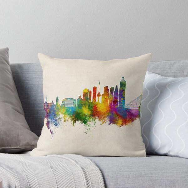 Item preview, Rotterdam The Netherlands Skyline designed and sold by ArtPrints.