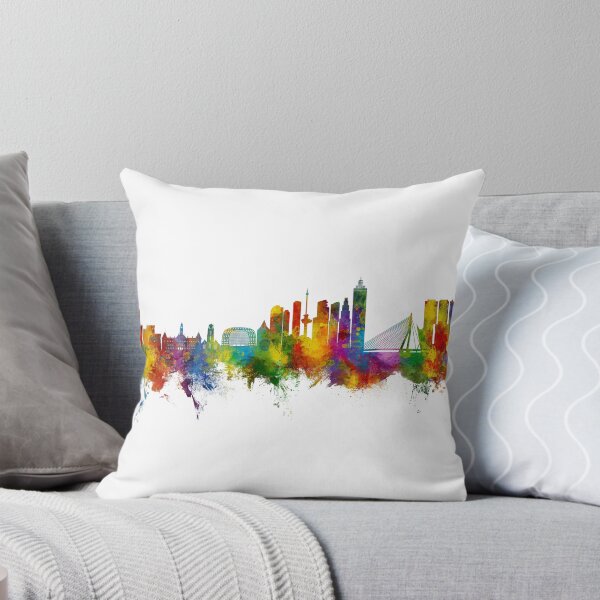 Artikelvorschau, Rotterdam The Netherlands Skyline entworfen und verkauft von ArtPrints.