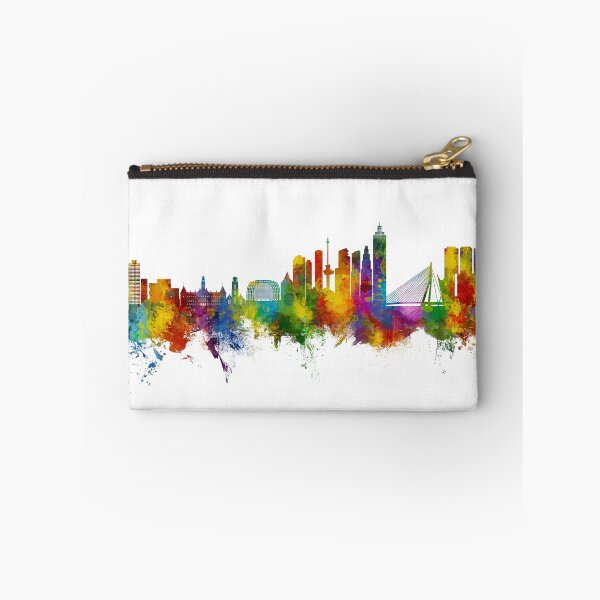 Item preview, Rotterdam The Netherlands Skyline designed and sold by ArtPrints.