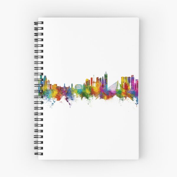 Item preview, Rotterdam The Netherlands Skyline designed and sold by ArtPrints.