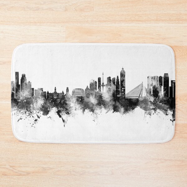 Item preview, Rotterdam The Netherlands Skyline designed and sold by ArtPrints.