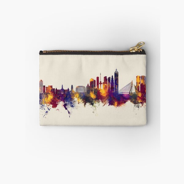 Item preview, Rotterdam The Netherlands Skyline designed and sold by ArtPrints.
