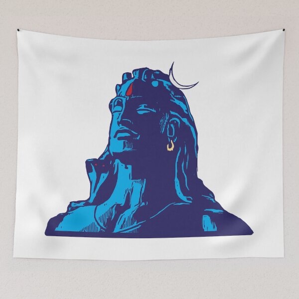 Item preview, Adiyogi or Adhi Yogi Shiva Mahadev Aum Hindu designed and sold by alltheprints.