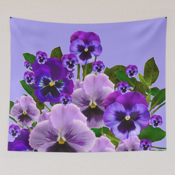 Item preview, TOUCH OF  SPRING PINK- PURPLE PANSY FLOWERS  designed and sold by sharlesart.