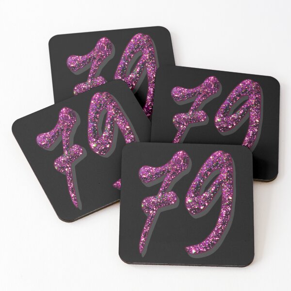 Item preview, Number 79 in purple pink glitter designed and sold by AlbertRosas.