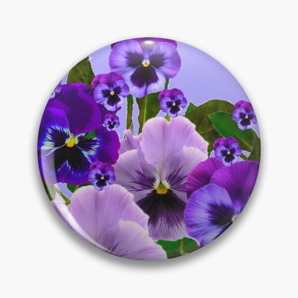 Item preview, TOUCH OF  SPRING PINK- PURPLE PANSY FLOWERS  designed and sold by sharlesart.