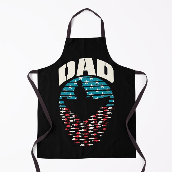 Item preview, Fisherman Dad Fishing Father's Day Retro Sunset USA Flag designed and sold by GrandeDuc.