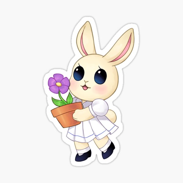 Anime Bunny Girl Sticker