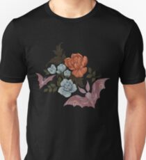 Botanical - moths and night flowers Slim Fit T-Shirt
