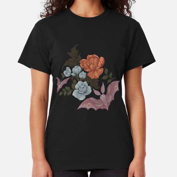 Botanical - moths and night flowers Classic T-Shirt