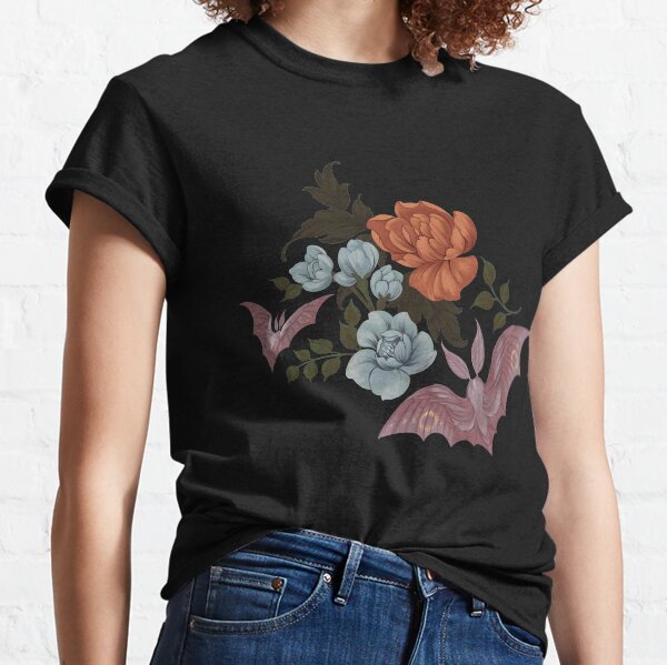 Botanical - moths and night flowers Classic T-Shirt