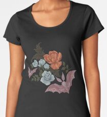 Botanical - moths and night flowers Women's Premium T-Shirt