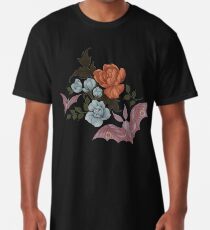 Botanical - moths and night flowers Long T-Shirt