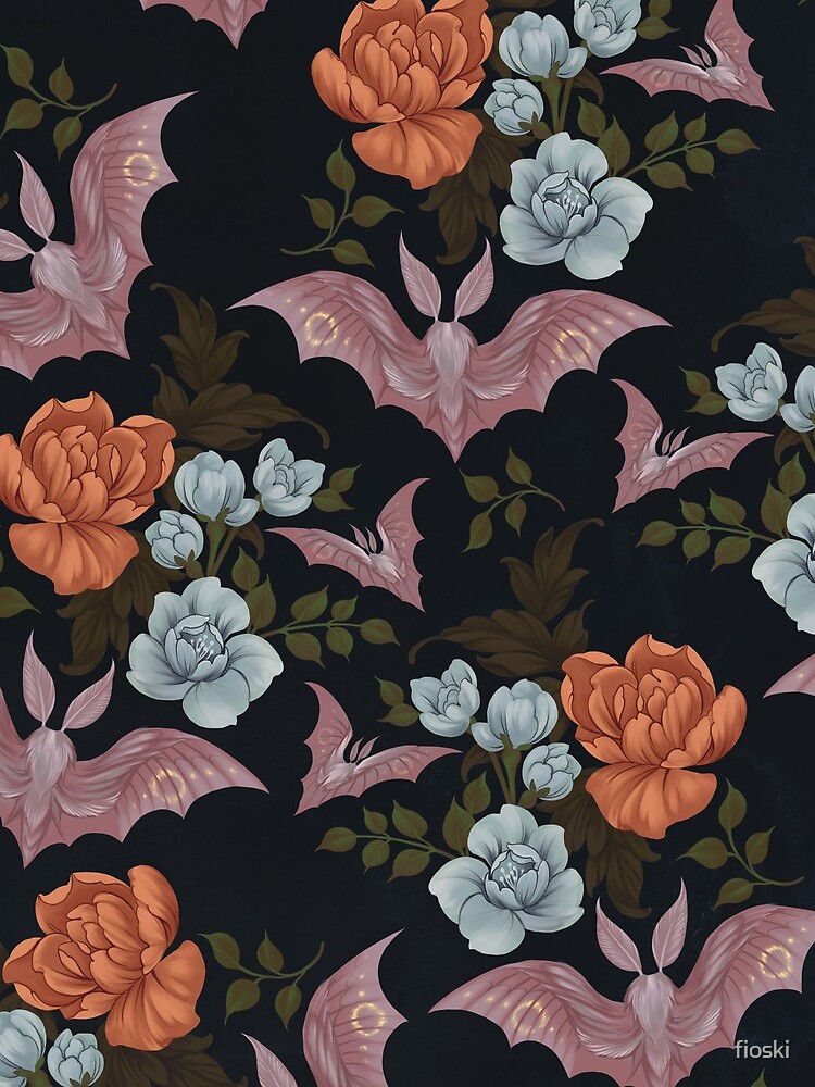 Botanical - moths and night flowers by fioski