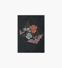 Botanical - moths and night flowers Art Board