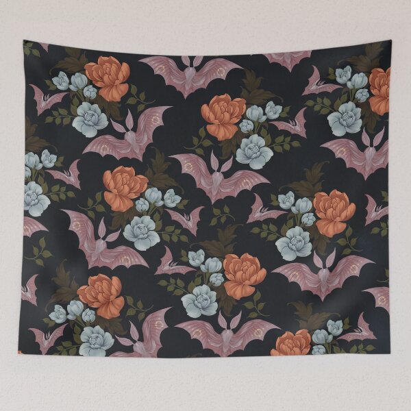 Item preview, Botanical - moths and night flowers designed and sold by fioski.